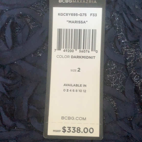 BCBG MARISSA, ๐ฅณHP๐ฅณ NWT, Dark Midnight Dress, 2 - Picture 12 of 12
